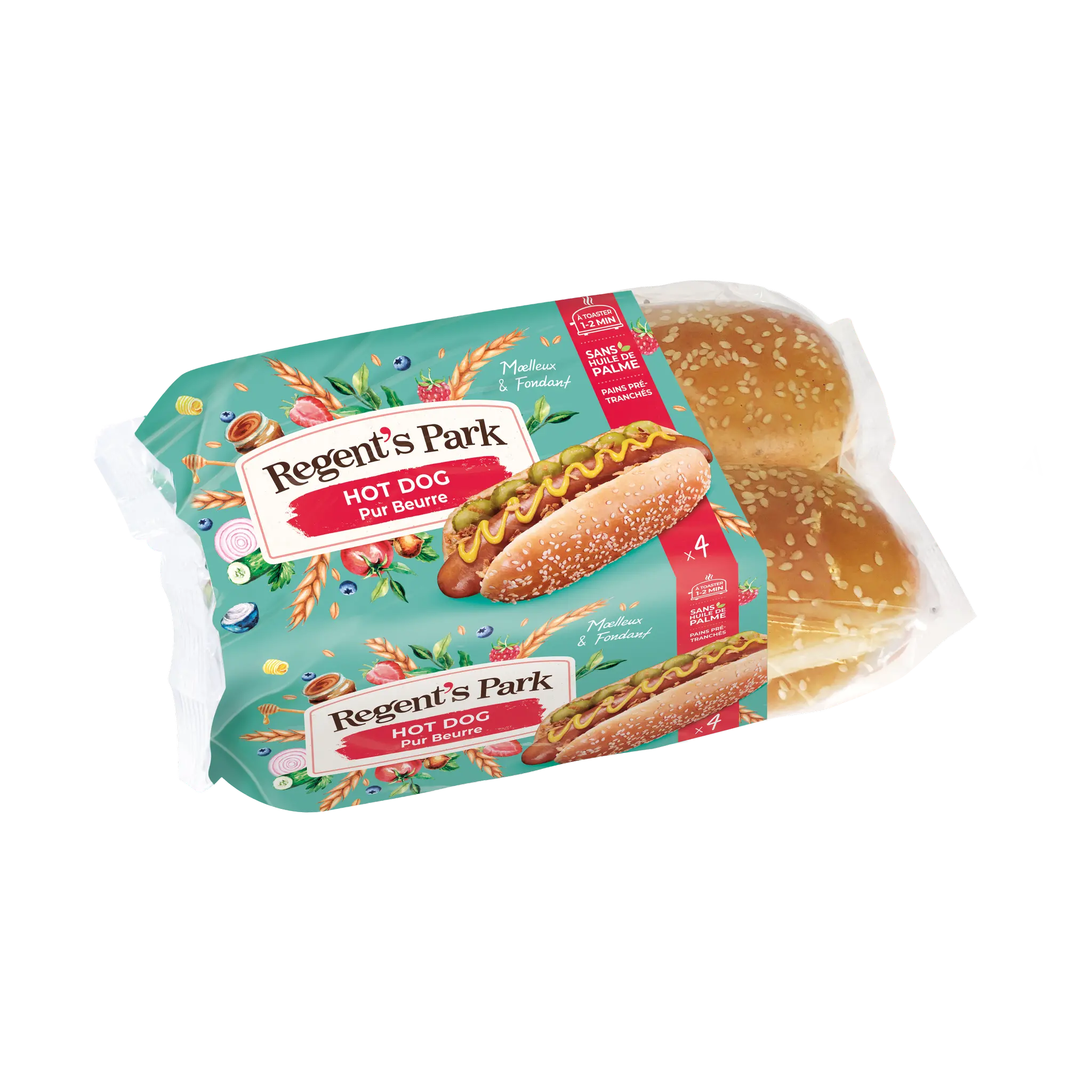 REGENT'S PARK Pain hot dog pur beurre