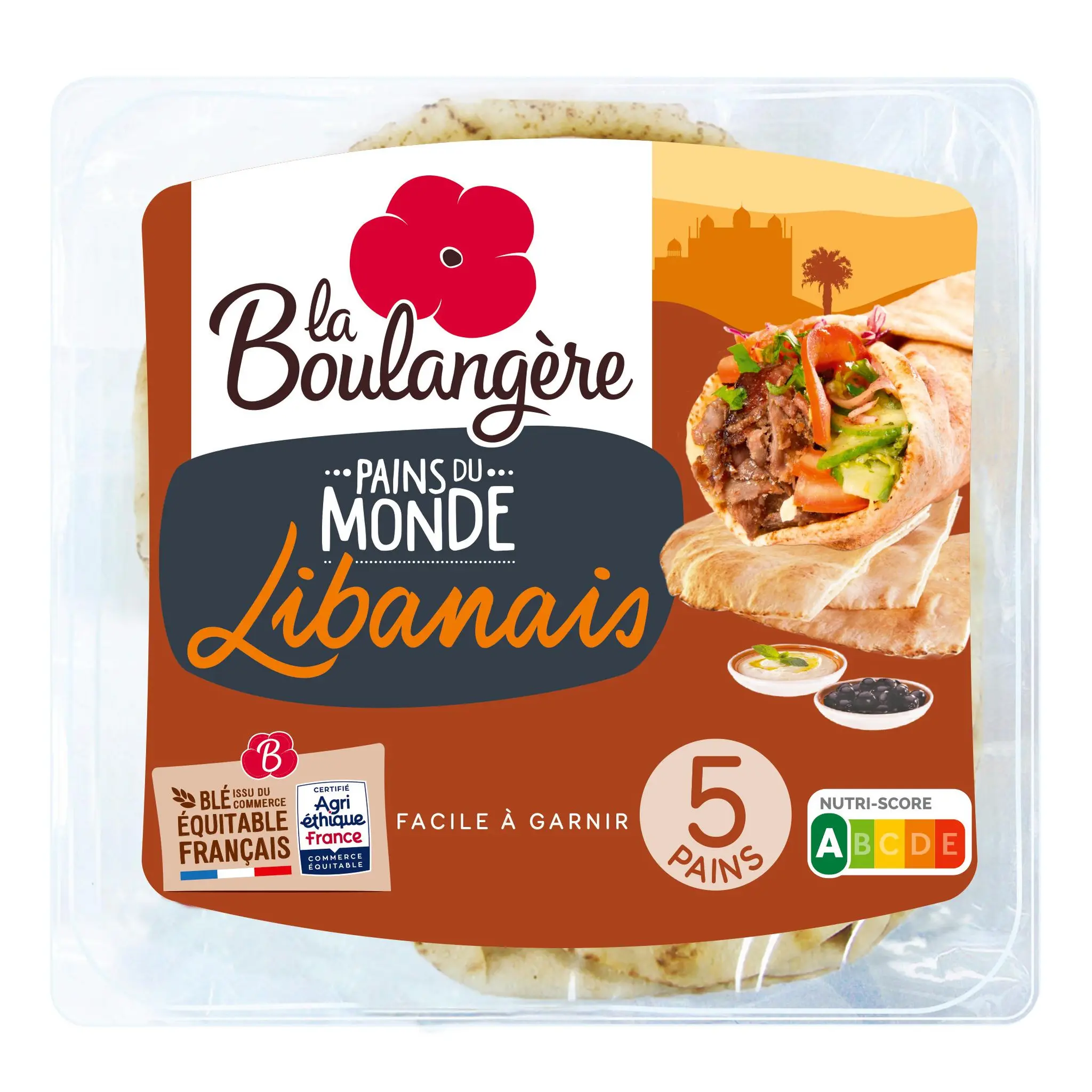 LA BOULANGERE Pains du monde Libanais à garnir