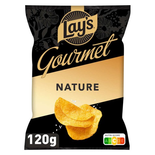 Lay's Gourmet Chips Nature Lisse 120g