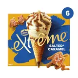 Nestlé Cônes Extreme salted caramel x6 426g