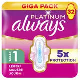 Always Platinum Flux Léger/Modéré Jour Taille 1 x32