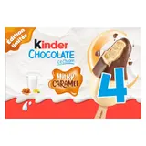 Kinder Bâtonnet glacé Chocolat au lait et caramel x4 152g