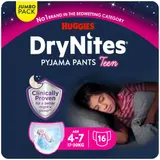 Drynites® Sous-Vêtements De Nuits Absorbants Fille 4-7Ans x16 Culottes