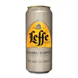 Leffe Bière blonde abbaye en canette 50cl