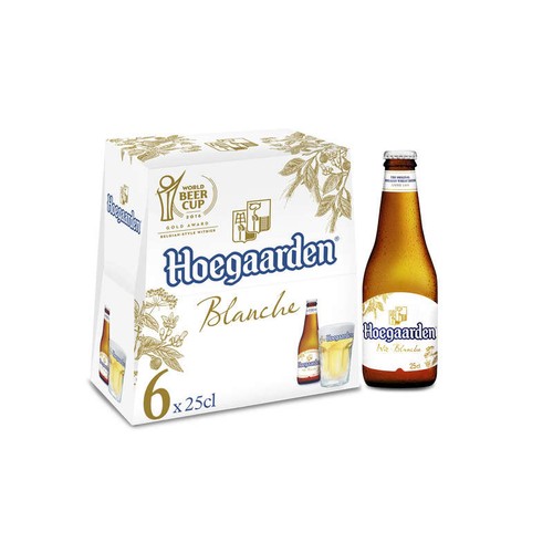 Hoegaarden Bière blanche aux épices Le pack 6x25cl