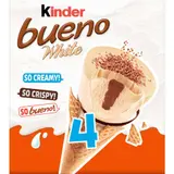 Kinder Bueno Cône Glacé Noisettes Chocolat Blanc x4 - 248g