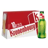 Kronenbourg Bière Blonde d'Alsace 10x25cl