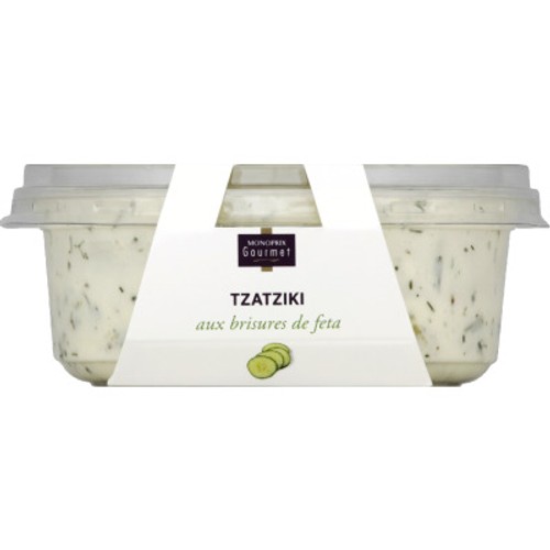 Monoprix Gourmet Tzatziki Feta 180g