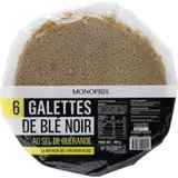 Monoprix 6 Galettes de Blé Noir 300g