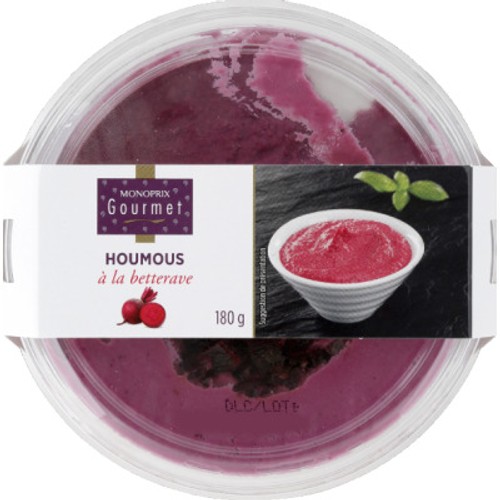 Monoprix Gourmet Houmous Betterave 180g