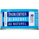 Monoprix Thon Albacore au Naturel 140g
