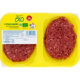 Monoprix Bio Steak haché pur Bœuf 2x125g
