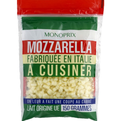 Monoprix Cossettes Mozzarella 150g