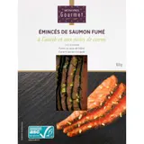Monoprix Gourmet Émincés Saumon Fumé Aneth Citron 100g