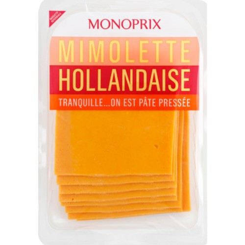 Monoprix Mimolette en tranche le paquet 200g