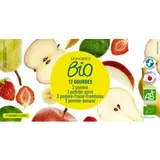 Monoprix Bio Gourdes multifruits 12x90g