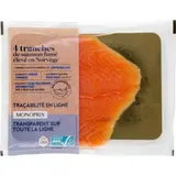 Monoprix Saumon Fumé élevé en Norvège 140g