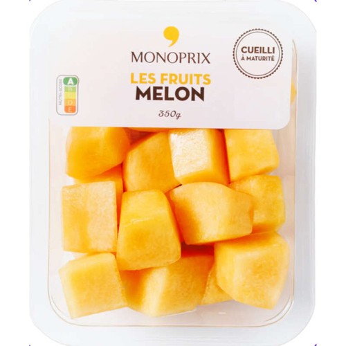 Monoprix melon en morceaux 350g