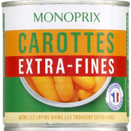 Monoprix Carottes Extra-Fines 265g