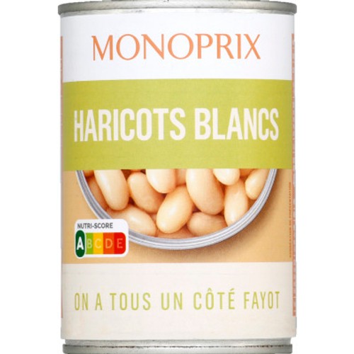Monoprix Haricots Blancs 250g