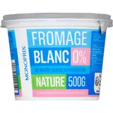 Monoprix Fromage Blanc 0% de Mg 500g