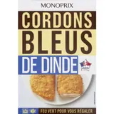 Monoprix Cordons Bleus De Dinde x2 200g