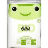 Monoprix Bio Bébé Maxi rectangles cotons x60