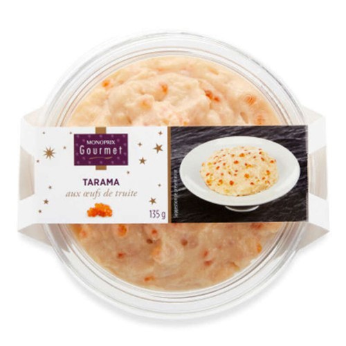 Monoprix Gourmet Tarama aux Œufs de Truite 135g