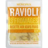 Monoprix Ravioli 3 fromages 300g