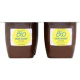 Monoprix Bio Crème Dessert Au Lait Entier Goût Chocolat 4x95g