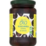 Monoprix Bio Olives noires entières au naturel 210g