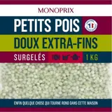 Monoprix Petits pois extra fins 1kg
