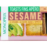 Monoprix Mini Toast Apéro Sésame 100g