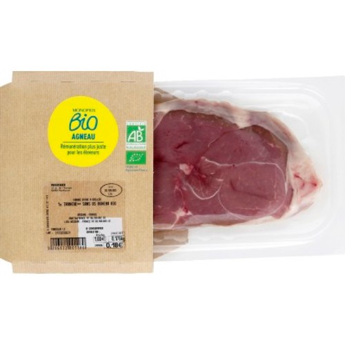 Monoprix Bio Tranche Gigot Agneau 190g