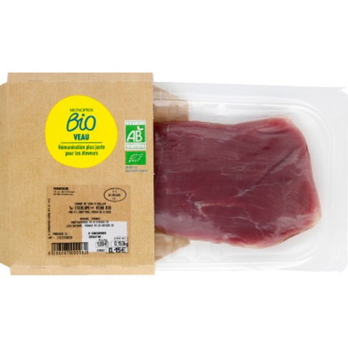 Monoprix Bio Noix Escalope de veau 150g