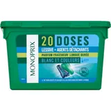 Monoprix Lessive & Détachants parfum fraicheur Longue Durée 444g x20