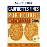 Monoprix Gaufrettes beurre 200g