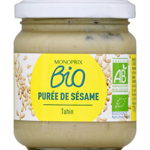 Monoprix Bio Purée de Sésame Tahin 175g