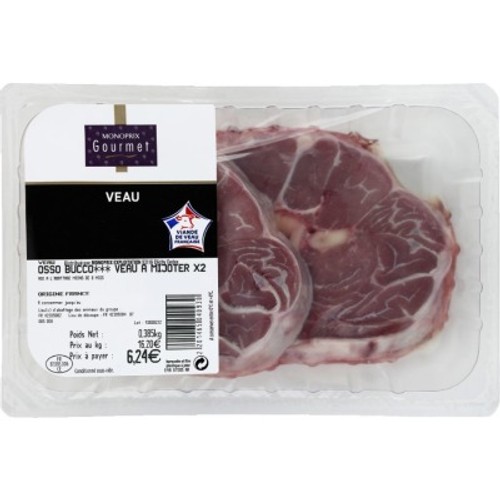 Monoprix Gourmet Darfresh Osso Bucco de Veau 200g