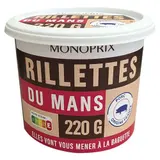 Monoprix Rillettes Du Mans 220g