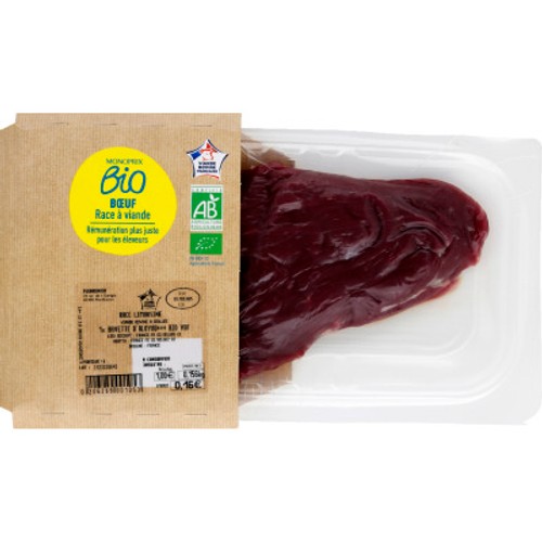 Monoprix Bio Bavette d'Aloyau de Bœuf 150g