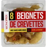 Monoprix Beignets de crevettes avec sauce aigre-douce 160g