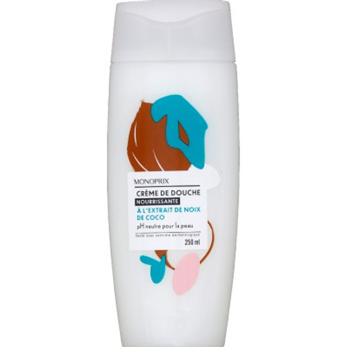 Monoprix Crème De Douche À La Noix De Coco 250ml