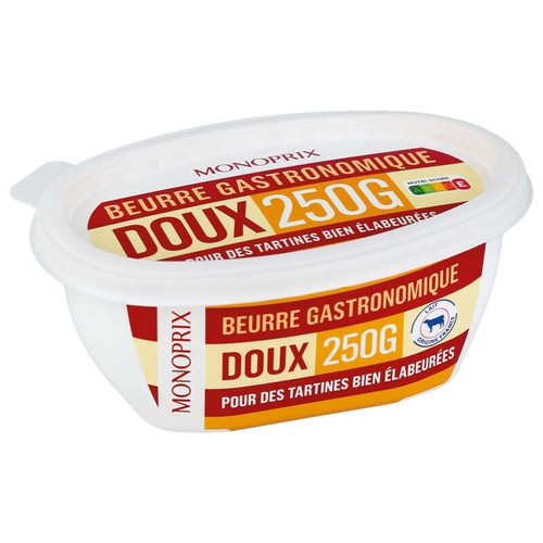 Monoprix Beurre Gastronomique Doux 250g