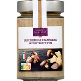 Monoprix Gourmet Sauce crémeuse champignons, saveur truffe d'été 180g