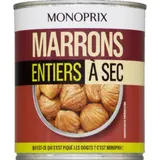 Monoprix Marrons entiers à l'étuvée 510g