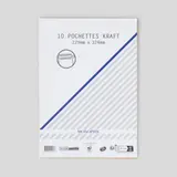 Monoprix Maison 10 Enveloppes Kraft 22,9X32,4Cm