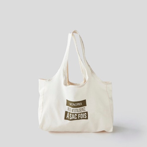 Monoprix Maison Sac Pliable Coton Bio