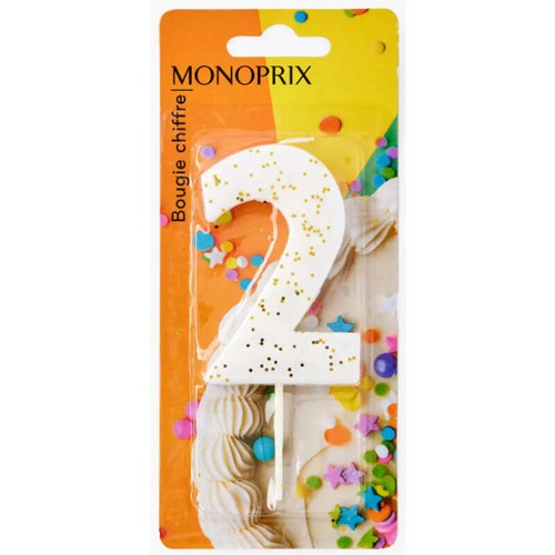 Monoprix Maison Bougie Chiffre 2