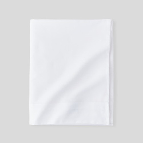Monoprix Maison Drap Plat Blanc en Coton Bio 240x300 cm